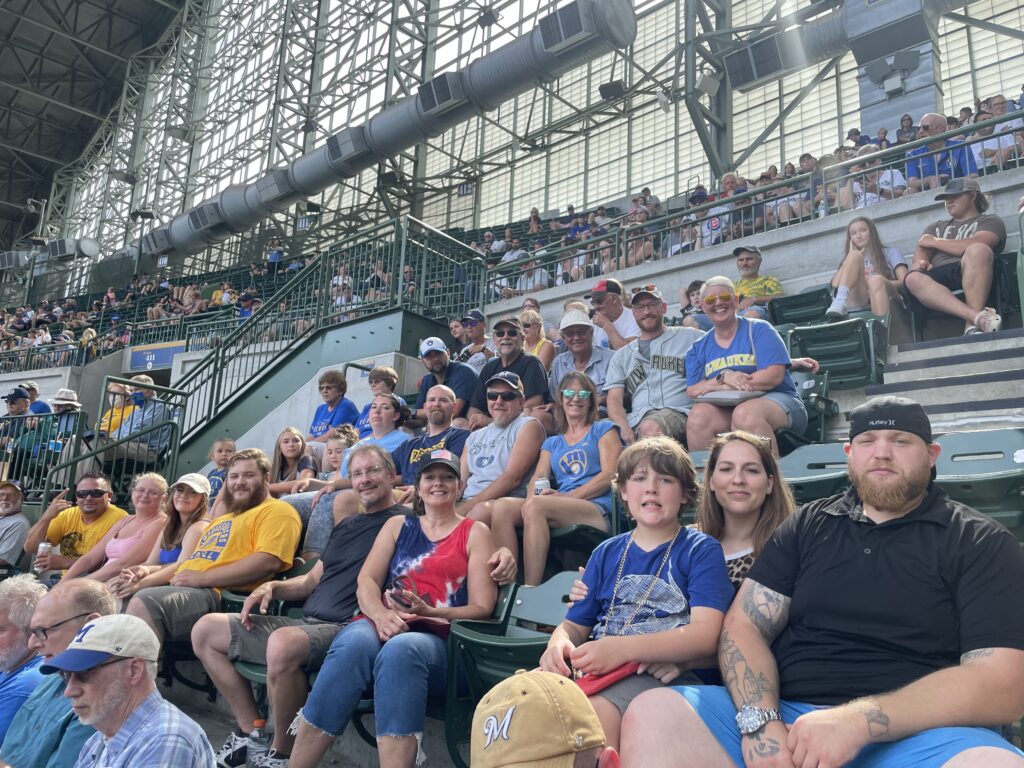 The Water Doctors Team at a Brewers Game